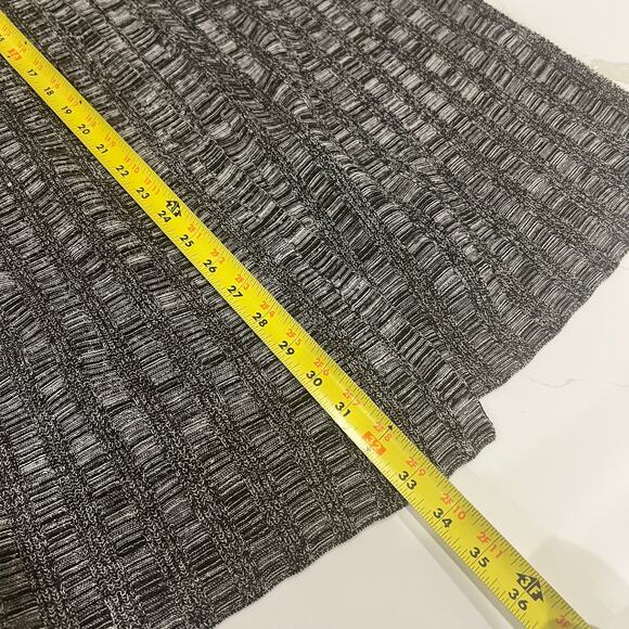 Eileen Fisher Silk Organic Linen Blend Open Long Cardigan Gray Large - Picture 8 of 8